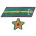 БРИГАДНЫЙ КОМИССАР, БРИГВРАЧ, БРИГВЕТВРАЧ, БРИГВОЕНЮРИСТ войск НКВД, петлицы и нарукавные знаки обр. 1935/36 г..